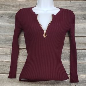 INC International Concepts Petites purple Top BNWT